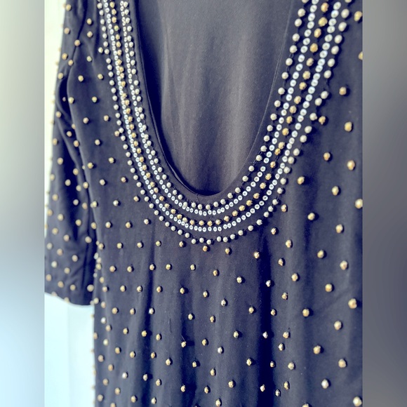 STUNNING BOUTIQUE COLLECTION H&M EMBELLISHED JEWELLED DRESS IN MEDIUM - Picture 4 of 4